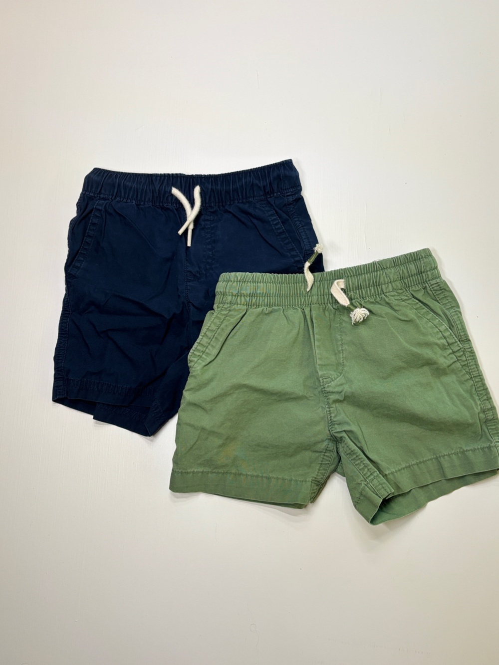 Baby Gap & Old Navy Boys 2T Shorts Bundle Green Navy
